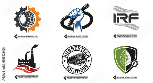 Collection of Six Industrial and Business Logos.