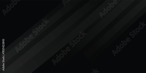 Black abstract background. Elegant dark diagonal shape elements.