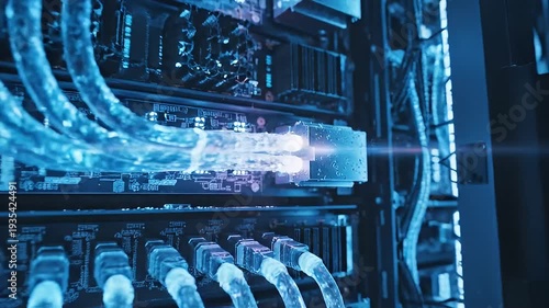 Operating silently in a data center environment with glowing equipment and cooling haze