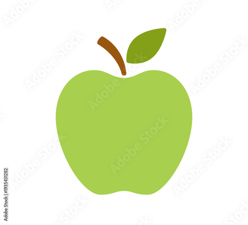 Apple icon. Silhouette apple icons isolated on white background. Shape fruit. Symbol of health nutrition. Outline pictogram. Simple object. Nutritious sweet taste. Logo for diet. Vector illustration