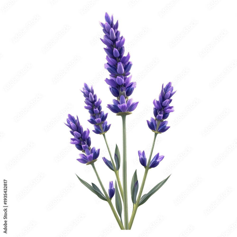 Obraz premium Lavender vector, plants for branding
