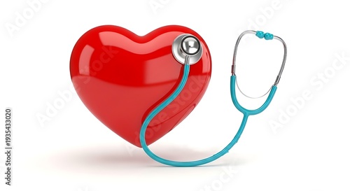 Medical heart health concept illustration