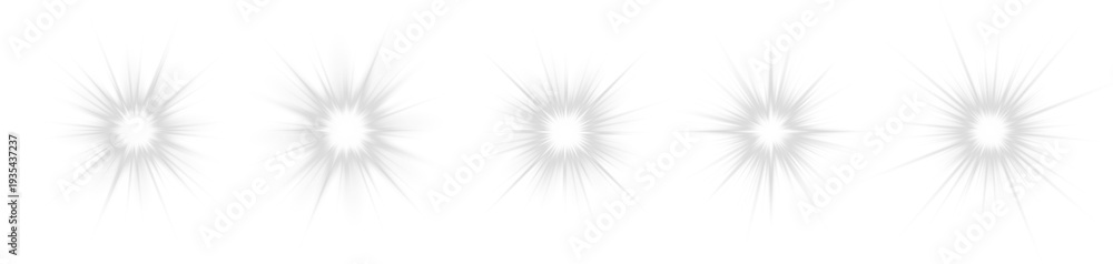 Fototapeta premium Soft transparent sunlight burst with glow. Circular flare reflections create elegant motion. Perfect vector design for summer themes.