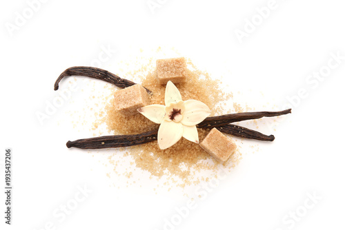 Heap of sweet vanilla sugar...