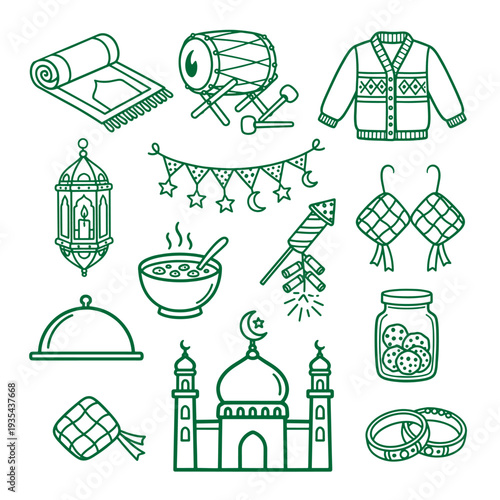 Ramadan Hand Drawn Element