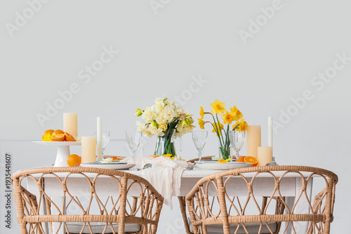 Elegant table setting with ...
