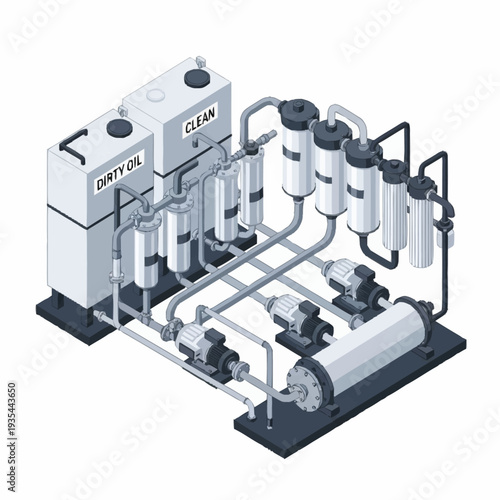 Industrial Water Filtration System Equipment.