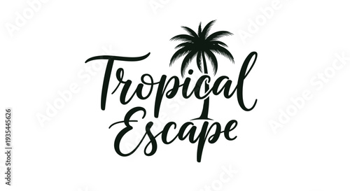 Tropical Escape vector illustration