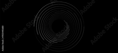 Halftone circular dotted frames set. Circle dots texture isolated on white background. Spotted spray texture.