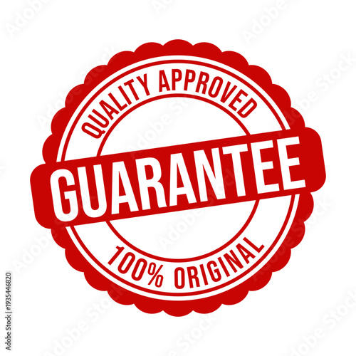 Hundred Percent Original Guarantee Badge Authentic Certified Genuine Quality Assurance Seal Verified Product Label
