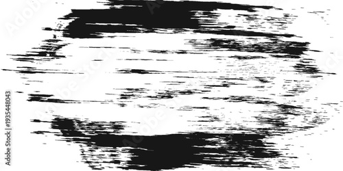 Distorted grunge layer error. Noise destroys texture. Vector trendy deformed glitch shape