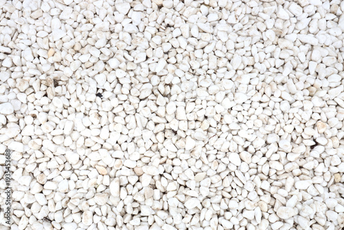 White pebbles as background...
