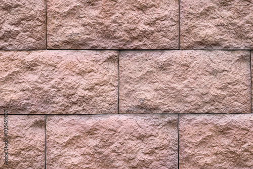 Texture of brown brick wall...
