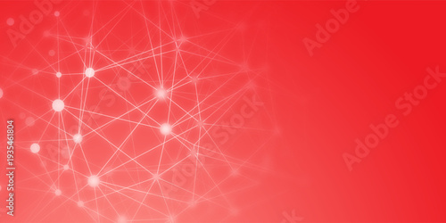 Abstract technology network background with connecting lines and glowing nodes futuristic digital connection vector design