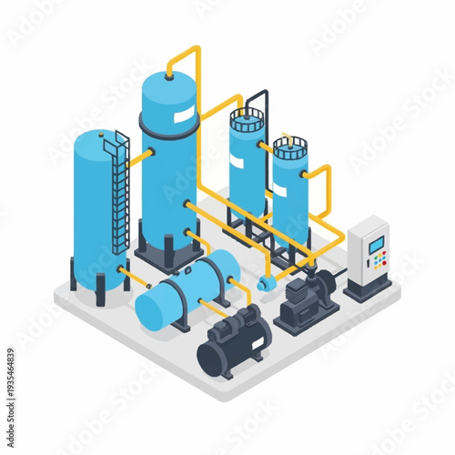 Industrial Water Treatment System Equipment.