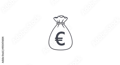 money, euro, bag, sack, currency, cash, finance, wealth, banking, savings, investment, profit, economy, payment, capital, income, earnings, fortune, jackpot, treasure, budget, deposit, fund, banknote,