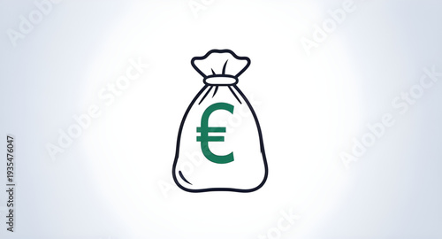 money, euro, bag, sack, currency, cash, finance, wealth, banking, savings, investment, profit, economy, payment, capital, income, earnings, fortune, jackpot, treasure, budget, deposit, fund, banknote,