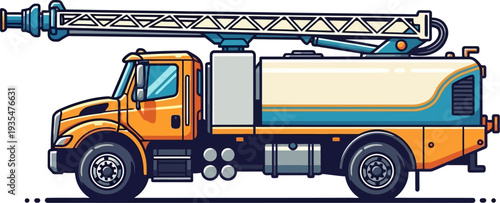 Aerial ladder fire truck for emergency rescue services