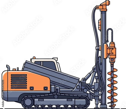Geotechnical auger drill for soil sampling operations