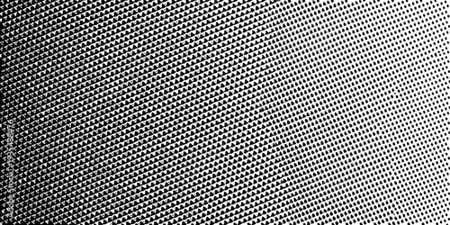 Abstract black and white pattern of converging triangular shapes