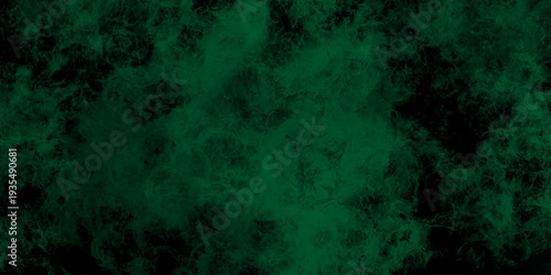 abstract cloud and vapor texture background. Black and Green smoke aquarelle smudge illustration smooth grungy smokey light pastel colors ink glow. Teal color powder explosion
