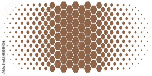 Seamless leopard skin pattern with a gold honeycomb texture design featuring yellow hexagon cells for a nature inspired vector wallpaper background