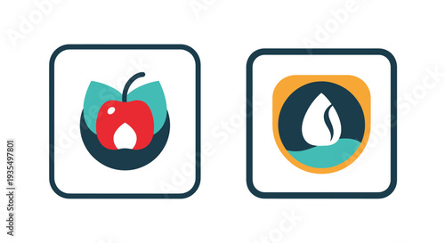 Boundary Line art abstract digital color vector