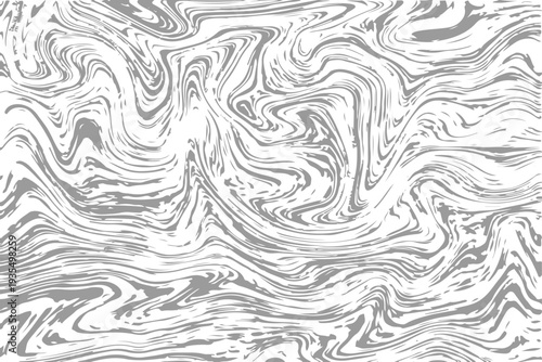 Swirling grey and white abstract pattern resembling liquid marble or marbling technique creating a dynamic and organic textured background