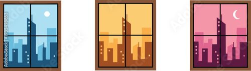 Flat vector illustration set of women's professional blazers featuring plaid patterns double-breasted designs and vibrant solid colors