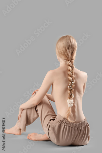 Beautiful young woman with ...