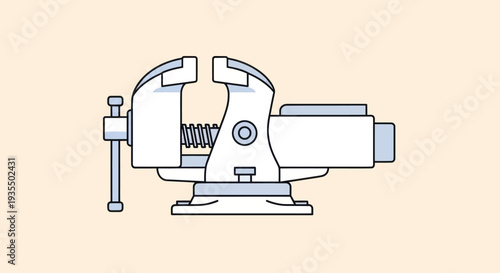 Bench Vice Tool Clamp Equipment Machinery.