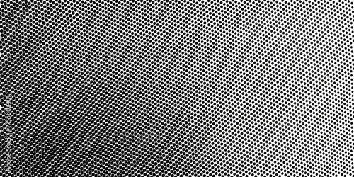 Abstract halftone pattern with a gradient effect black and white