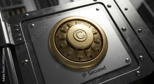 Secure vault safe with ip secured and gold dial