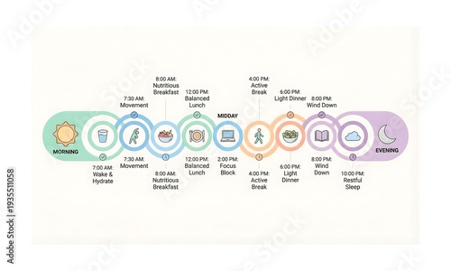 Set of 8 colorful infographic elements vector