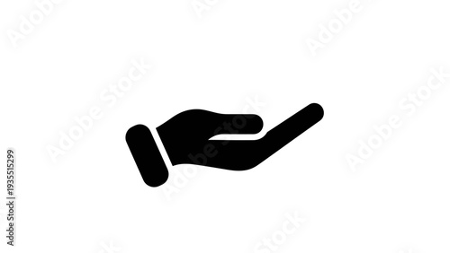 Open Hand Icon - Offering, Giving, Help, Support, Charity, Donation