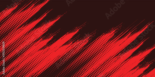 black red dragon decal brush fire volcano lava sakura Asia Japan anime style illustration sporty background banner style illustration. modern