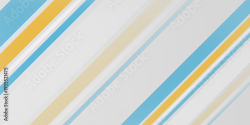 Abstract banner background. Modern blue and yellow geometric diagonal shapes design. Futuristic graphic. Suit for brochure, poster, banner, sport, website, flyer, cover, presentation, business