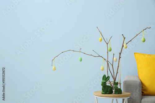 Vase with tree branches, Ea...