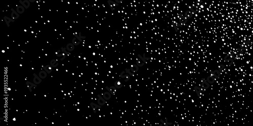 Abstract background with scattered white dots on a black canvas
