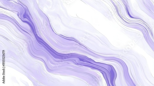 Elegant Abstract Design Featuring Flowing Lavender Textures and Modern Marble Liquid Art Background