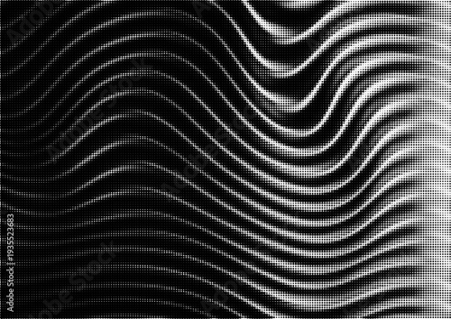 Large vector halftone abstract texture with a transparent background