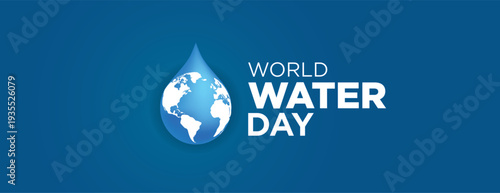 World Water Day Concept. Water and gender. Saving water and world environmental protection concept- Environment day and earth day.