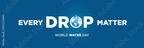 World Water Day Concept. Water and gender. Saving water and world environmental protection concept- Environment day and earth day.