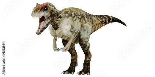 Foto Ferocious Tyrannosaurus rex roaring