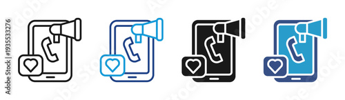 Learning Support icon set multiple style collection