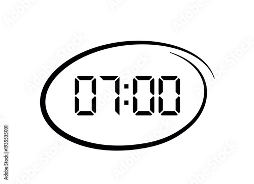 digital clock icon