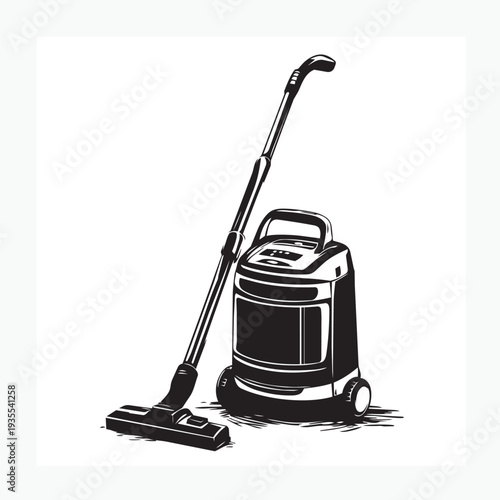 vector illustration of a vacuum cleaner