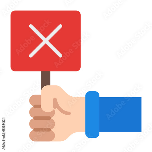 Protest Human Rights Flat Icon