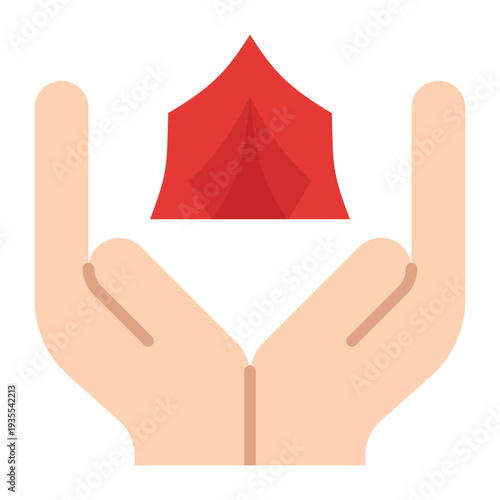 Refugee Rights Human Rights Flat Icon