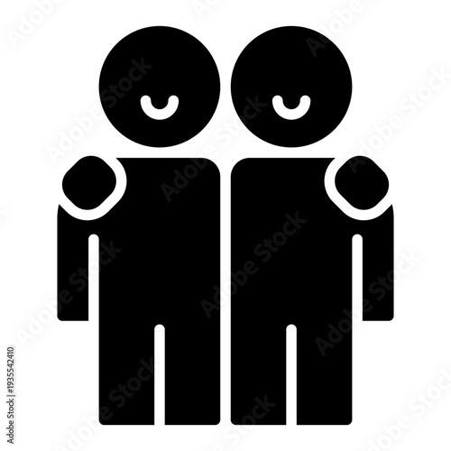 Non-Discrimination Human Rights Glyph Icon